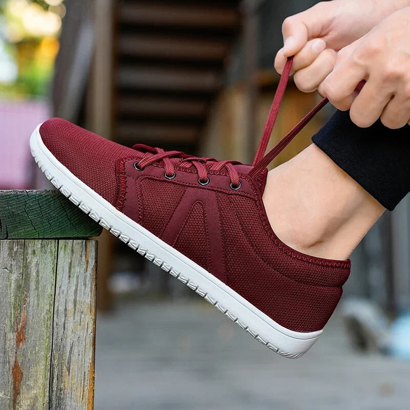 Pantofi desculți minimalisti pentru bărbați, cu potrivire largă, talpă cu cădere cu zero, relaxare optimă, pantofi pentru bărbați, cu desculț