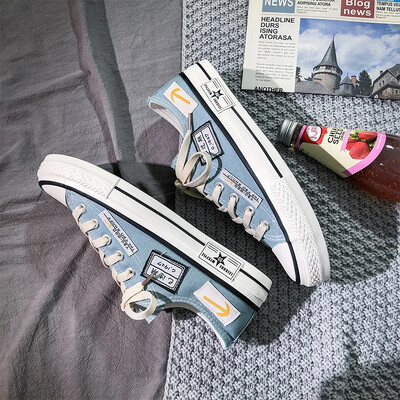 2024 m. Nauji, madingi, 2024 m. vasarą vyriški drobiniai bateliai, laisvalaikio žema viršūnė, pralaidūs korėjietiško stiliaus universalūs sportiniai studentų batai