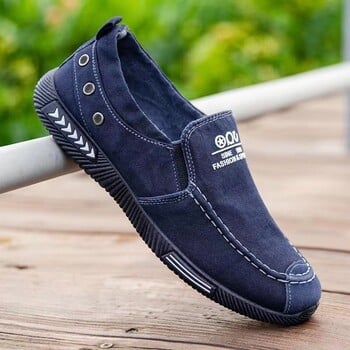 Ανδρικά παπούτσια καμβά τζιν Slip on Sneakers Ανδρικά για το καλοκαίρι Νέα Μοκασίνια μοντέρνα vintage loafers παπούτσια για άντρες