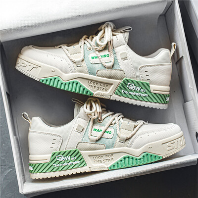 Pantofi de skateboarding pentru bărbați Pantofi cu platformă din pânză cu fundul gros Pantofi vulcanizați confortabili, respirabili, pantofi pentru studenți