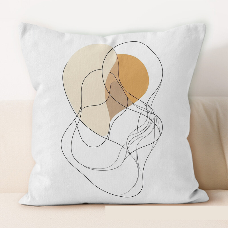 Četvrtasta jastučnica za Morandi art jastučnicu, uredski dnevni boravak, kauč, spavaća soba, ne sadrži jezgru jastuka za automobil