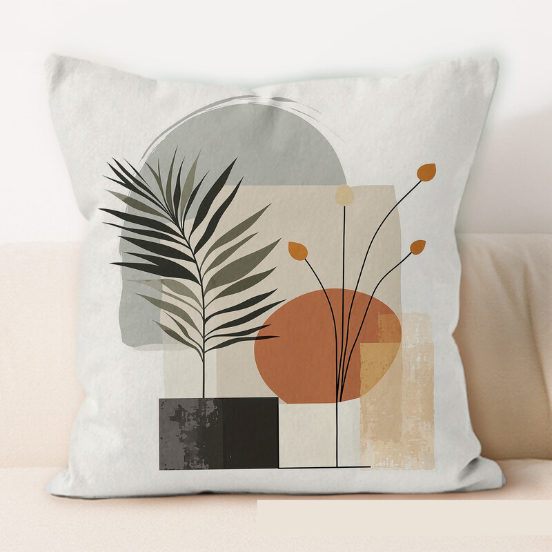 Četvrtasta jastučnica za Morandi art jastučnicu, uredski dnevni boravak, kauč, spavaća soba, ne sadrži jezgru jastuka za automobil