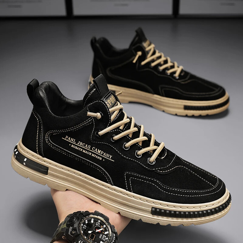 Pantofi pentru bărbați, primăvară și vară, din pânză, pantofi de bord, ocazional, respirabili, pentru bărbați, 2024, noua tendință la modă, pantofi albi, pantofi sport