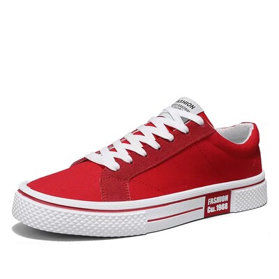 Pantofi pentru bărbați Pantofi de pânză roșii de modă Bărbați Pantofi clasici de jos Pantofi de skate Harajuku Hip Hop Pantofi vulcanizați Tenis Masculino