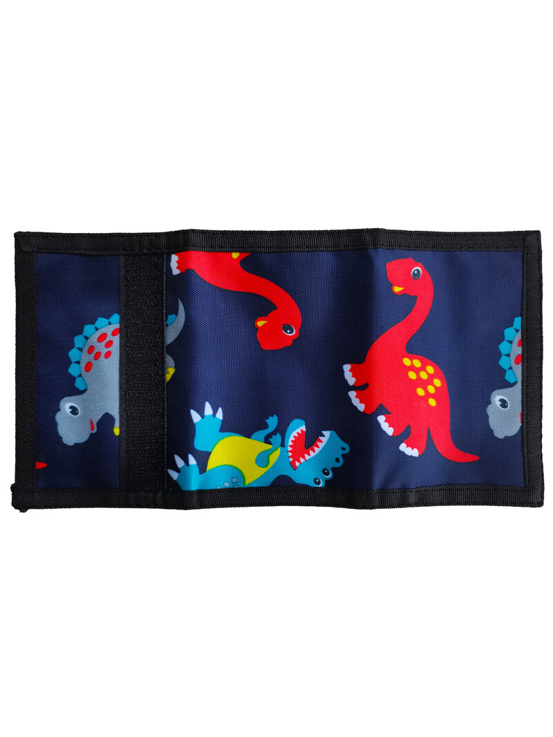 Dinosaur Dino dječji novčanik za dječake, dječji novčanik za male dječake s čarobnom naljepnicom, dječji novčanik Play za dječake s džepom za novčiće