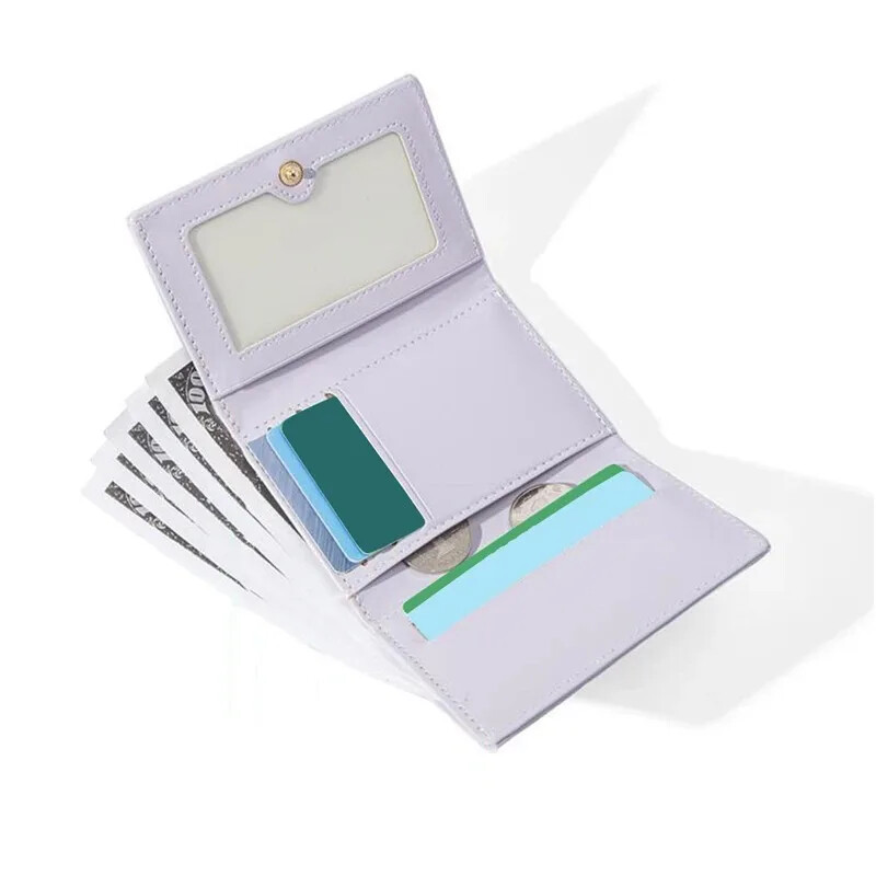 Slatki kratki ženski trostruki novčanik Novčanik sa crtanim likom zeca Novčanica Držač kartice Djevojka Ženske torbice sa spojkom iz crtića Prijenosne