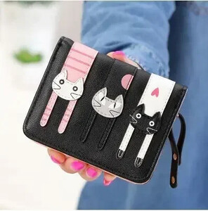 Naiste armas kassi rahakott Väike lukuga tüdrukute rahakott Brändi disainiga Pu-nahast naiste mündikott Naiste kaardihoidja rahakott Billetera