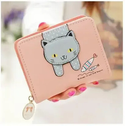 Naiste armas kassi rahakott Väike lukuga tüdrukute rahakott Brändi disainiga Pu-nahast naiste mündikott Naiste kaardihoidja rahakott Billetera