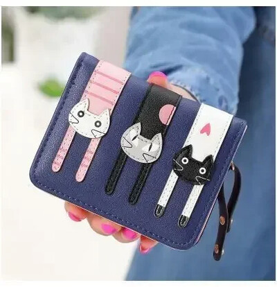 Naiste armas kassi rahakott Väike lukuga tüdrukute rahakott Brändi disainiga Pu-nahast naiste mündikott Naiste kaardihoidja rahakott Billetera