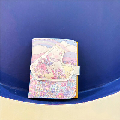 Crtani pu torbica Novčanik Divan mali medvjedić Novčanik za novčiće Jednostavna i prenosiva trostruka studentska mini vrećica za čestitke Rođendanski dar