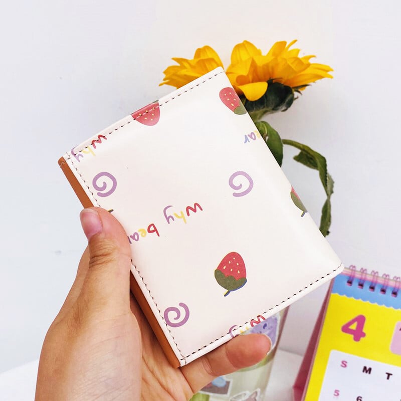 Crtani pu torbica Novčanik Divan mali medvjedić Novčanik za novčiće Jednostavna i prenosiva trostruka studentska mini vrećica za čestitke Rođendanski dar