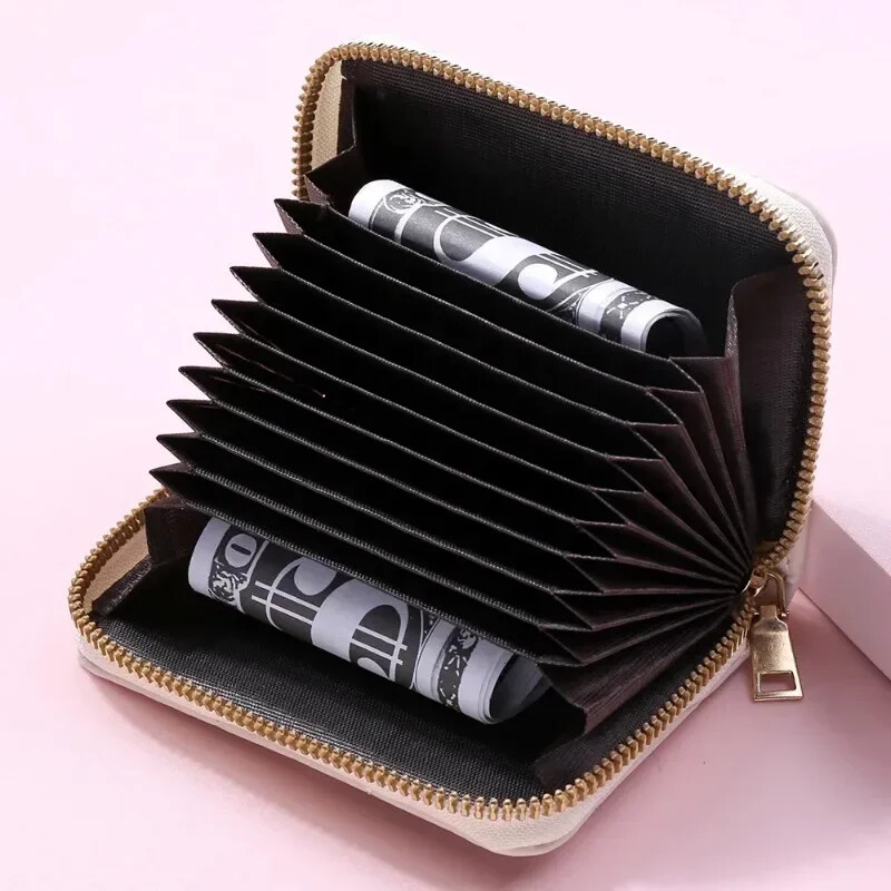 Portofele pentru femei Portofel Kawaii drăguț Portofel de lux de designer de doamnă Poșetă roz pentru femei Portofel mic din piele Poșetă cu monede