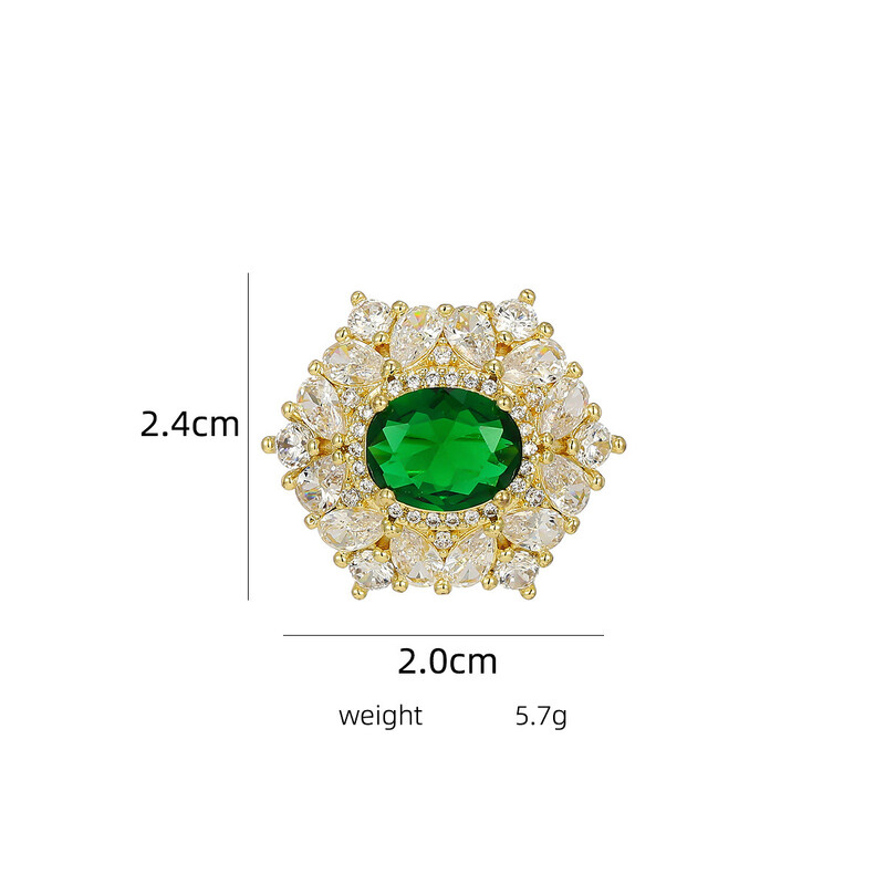 Broșă rafinată cu panglică de zircon pentru femei, floare, corsaj, costum, pălărie, anti-expunere, ace mic, guler, ace, cataramă pentru pălărie