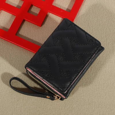 1 portmoneu pentru bărbați, brodat cu dragoste, suport pentru carduri, portofel cu mai multe sloturi pentru cărți