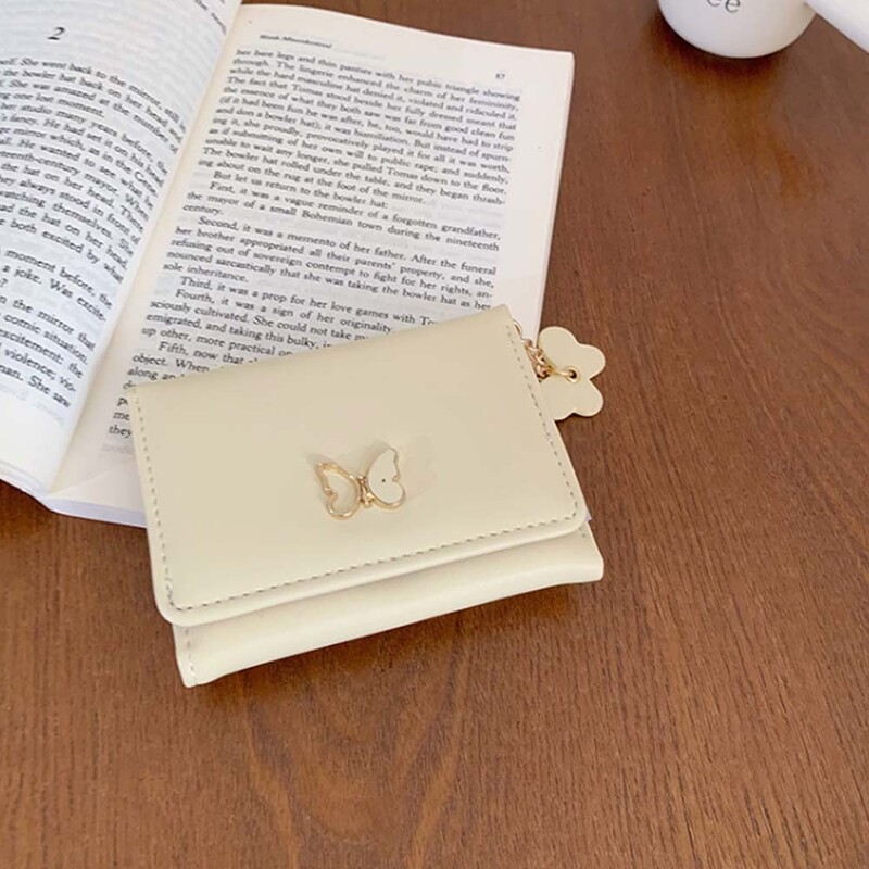 Pandantiv portabil Fluture Zero Portofel Impermeabil Stil coreean Geantă scurtă de bani Cusut Bomboane Mini Husă pentru monede Cumpărături