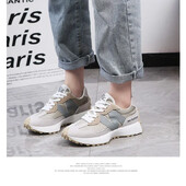 Pantofi de designer de damă Pantofi vulcanizați noi de damă, la modă de toamnă, ocazional, respirabil, cu șireturi, furiș Ers Zapatos De Mujer2024