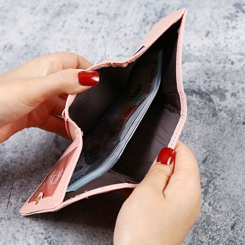 Žene Kawaii Životinje Kratki novčanik Torbice za novac Torbica Ženske male držače osobnih iskaznica Djevojke Ženske torbice za novčiće