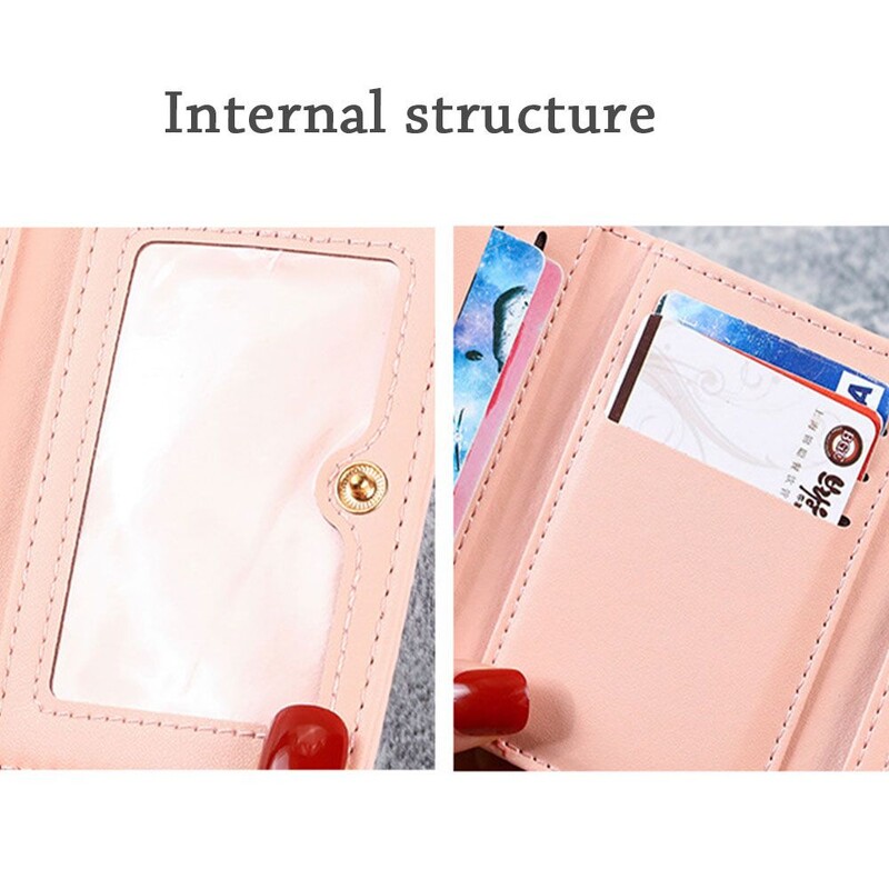 Žene Kawaii Životinje Kratki novčanik Torbice za novac Torbica Ženske male držače osobnih iskaznica Djevojke Ženske torbice za novčiće