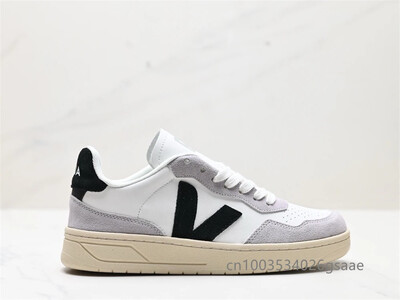 Seria VJ, epocă, în formă de V, bărbați, femei, pantofi de skateboarding, unisex, litere, franceză, piele de căprioară, cu platformă, pantofi sport V10