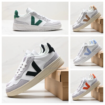 VJ sorozat Vintage V alakú férfi női gördeszkás cipők Unisex Letters France Velúr könnyű platformú tornacipők V10 sportcipők