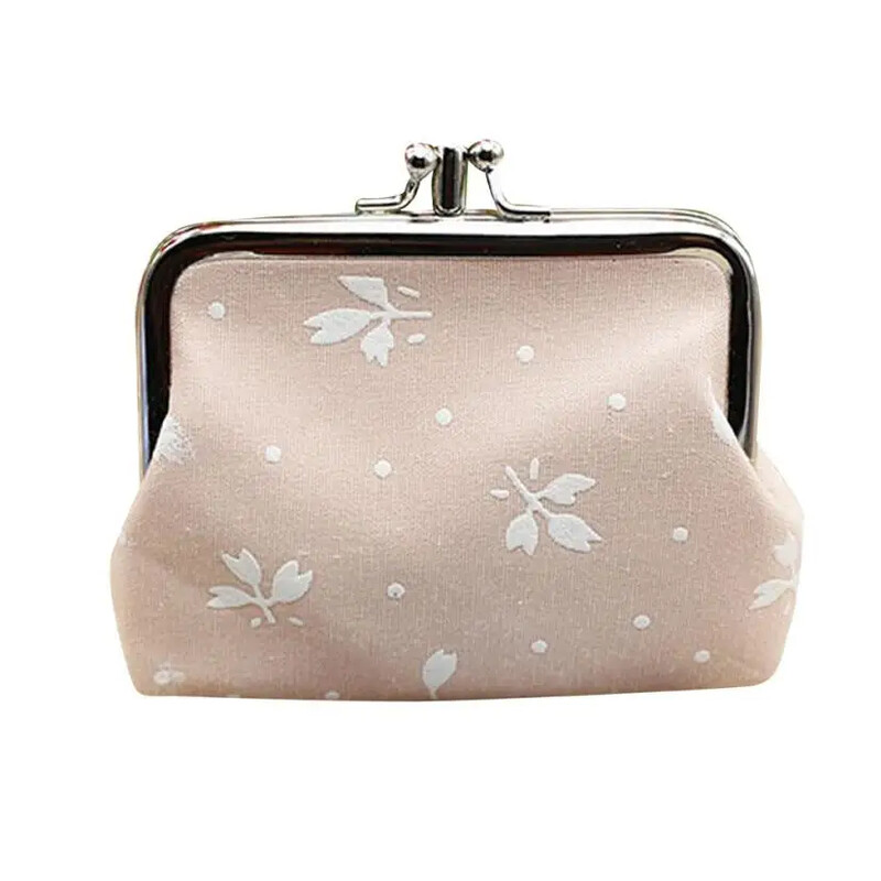 Poșete cu monede din pânză cu model de flori femei cadou cu fermoar portofele mici copii băieți drăguț mini posetă doamnă copii husă pentru copii