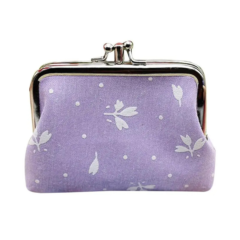 Poșete cu monede din pânză cu model de flori femei cadou cu fermoar portofele mici copii băieți drăguț mini posetă doamnă copii husă pentru copii