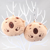 Poșetă cu monede din pluș Kawaii Capybara Geantă minunată de schimb de bani din desene animate pentru fete Mini portofel de pluș Geantă de depozitare pentru căști