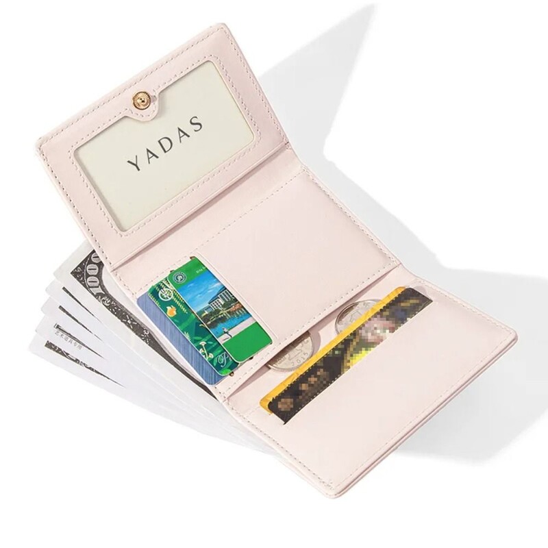 Nou portofel cu imprimeu pisoi Genți de bani în 5 culori Poșetă mică drăguță și scurtă Suport card de student pentru femei Geantă de identitate pentru fete Suport card Poșetă pentru monede