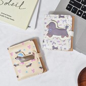 Slatki novčanici za žene Kawaii pas s printom novčića, modna torbica od pu kože, lijepe torbice, kratki novčanik za kartice u korejskom stilu