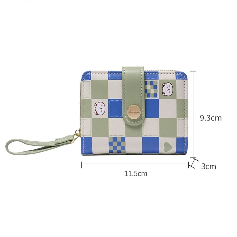 Novi slatki medo Ženski novčanik Kratki studentski držač iskaznice Zip kopča Novčanik Djevojka Kratka torbica za novčiće Torba za kartice s više utora Torbica za novac