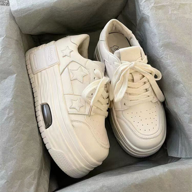Ženske ležerne tenisice s platformom Zvjezdane tenisice za skateboard Miješane boje Sportska obuća za trčanje Tenisice za tenis Tenisice za hodanje na otvorenom