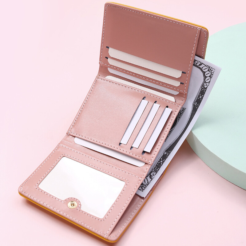 Ženski slatki mali novčanik s dinosaurusom, ženski novčanik s kopčom, preklopni držač za kartice, novčanik, dizajner luksuzne marke, ženska torbica od PU kože za djevojčice