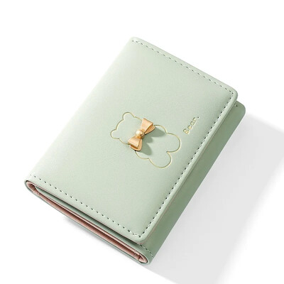 Slatki medvjed, kratki novčanik za žene, modni trostruki novčanici od PU kože, torbica za novčiće, ženski prijenosni držač kartica, torbica za novac