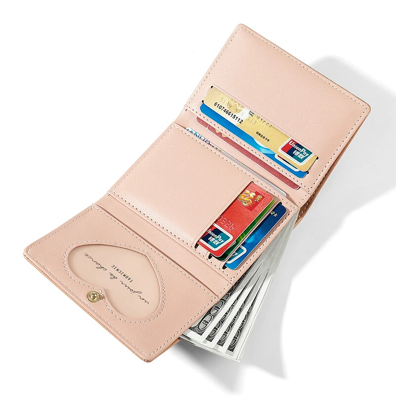 Slatki medvjed, kratki novčanik za žene, modni trostruki novčanici od PU kože, torbica za novčiće, ženski prijenosni držač kartica, torbica za novac