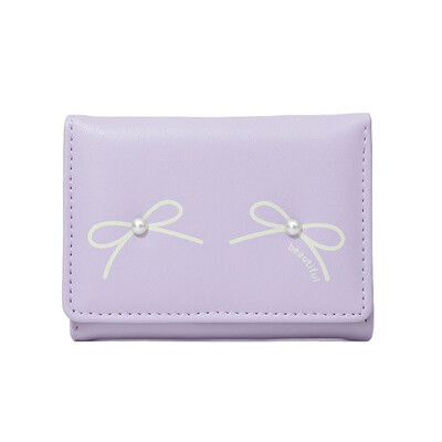 Papion la modă și versatilă Portofel pentru exterior pentru femei, drăguță cu perle