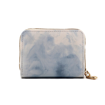 Noi femei ocazional suport carduri Multi-slot card fermoar portmoneu mic ambreiaj cerneală acordeon design feminin carduri de credit genți