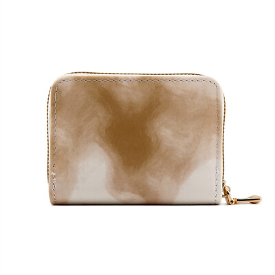 Noi femei ocazional suport carduri Multi-slot card fermoar portmoneu mic ambreiaj cerneală acordeon design feminin carduri de credit genți