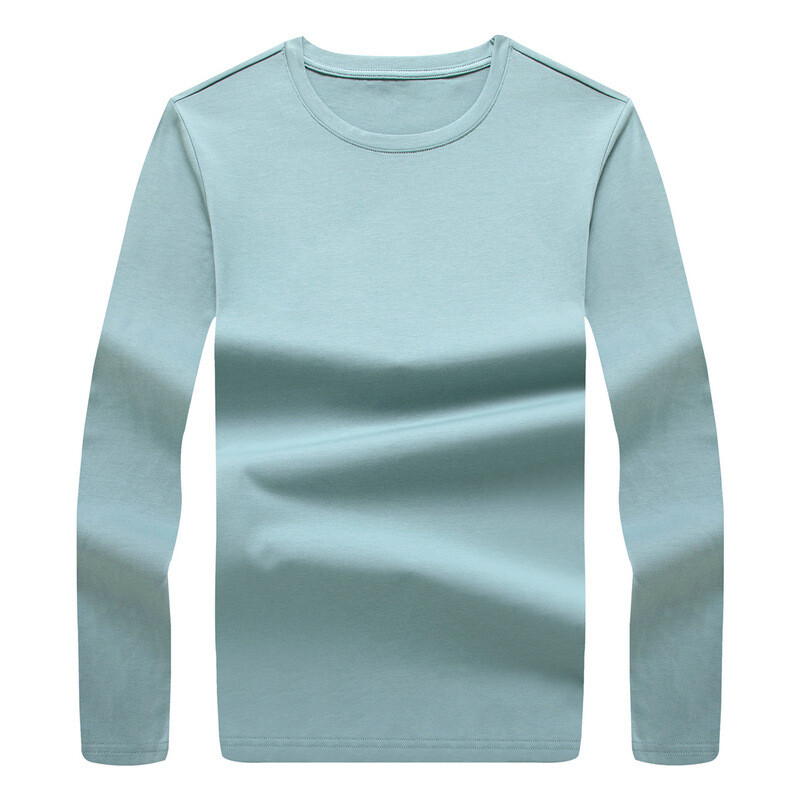 2024-es új, japán stílusú, kerek nyakú póló, hosszú ujjú, alkalmi póló Alsó, őszi alkalmi férfi ing