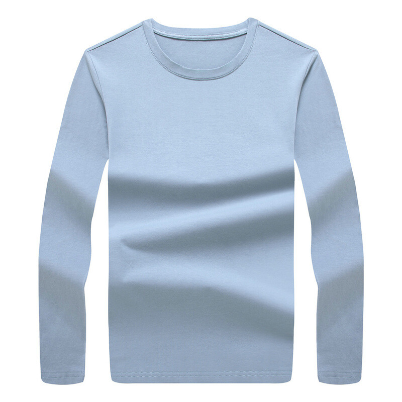 2024-es új, japán stílusú, kerek nyakú póló, hosszú ujjú, alkalmi póló Alsó, őszi alkalmi férfi ing