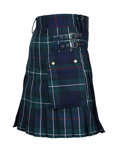 Muška kratka suknja Tradicionalni Highland Tartan Praktični kilt Muška suknja Vintage Kilt Škotska gotička punk moda Kendo džep