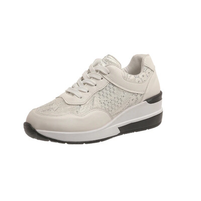 Sieviešu apavi 2024. gada rudens sieta sieviešu vulkanizēti apavi āra mežģīnēm, ikdienas kedas sieviešu apaļas purngala platformas kurpes Zapatos