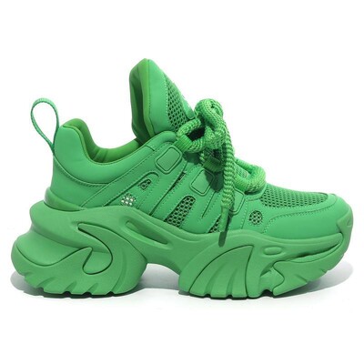 Pantofi cu platformă grosime, cu talpă groasă, pantofi casual pentru femei, cu șireturi, pentru femei, la modă de primăvară, în aer liber, pantofi de mers 2024