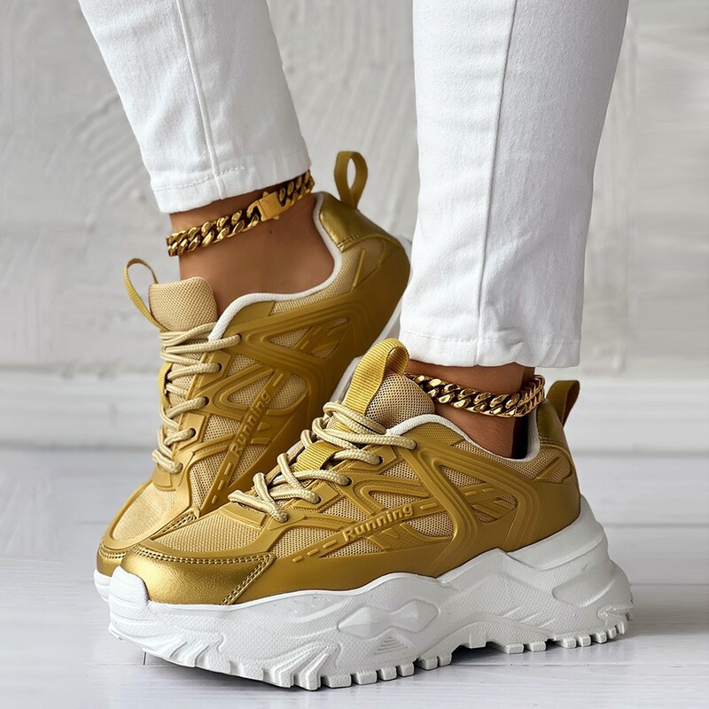 Toamna Iarna Pantofi Antiderapanti Grosi pentru Femeie Moda Cuplu Student Talpa groasa Tata Pantofi Roz Fie Pantofi sport cu platforma