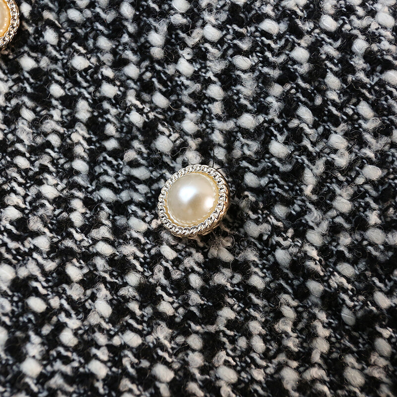 Seoulish, toamnă iarnă, din lână, fuste de damă, cu talie înaltă, cu nasturi, cu nasturi, în față, coreeană, cu teaca, 2024, nou