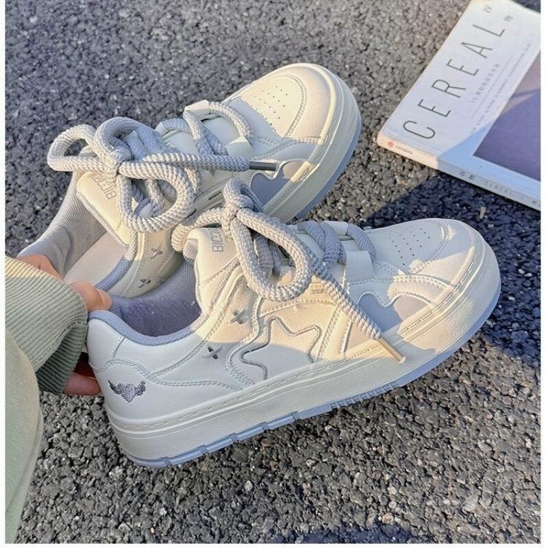 SHANPA Sweet Pink Ženske sportske cipele Korejski stil Moda Kawaii Patchwork Ženske tenisice Ležerne lagane čipkaste cipele