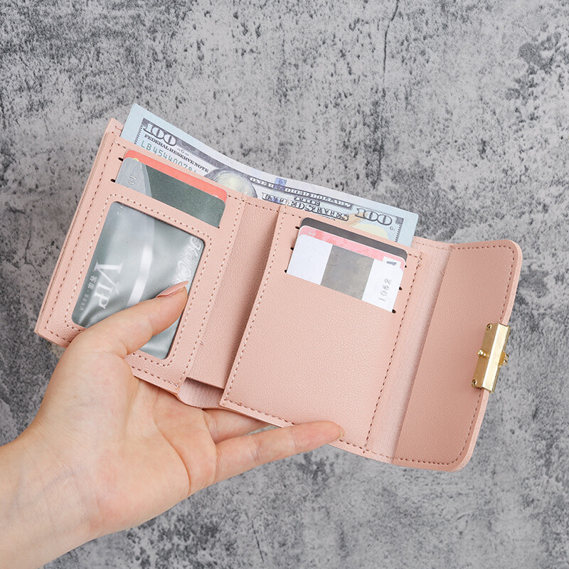 2024 novi mali novčanik ženski kratki korejski verzija the tide sklopiva osobnost studente slatka mini modna torbica novčanik