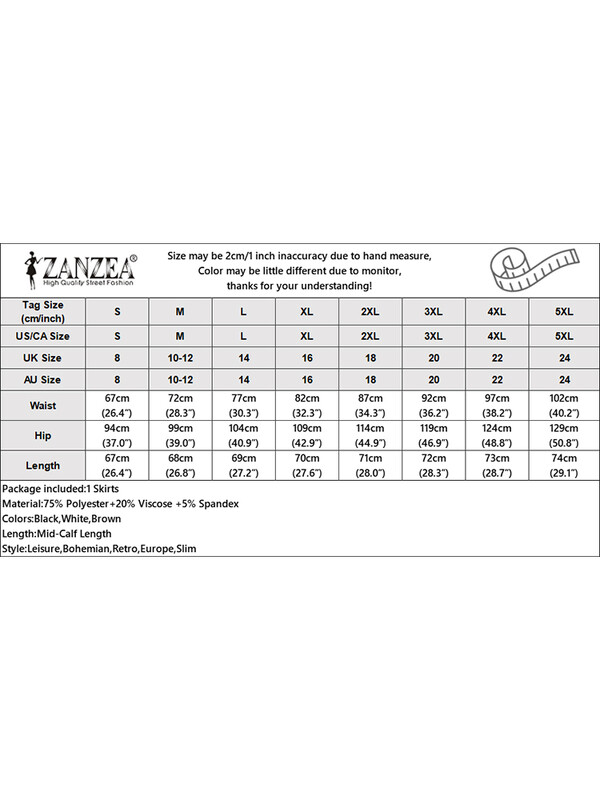 ZANZEA Femei Elegante OL Bodycorn Fuste Office Faldas Saia Work Slim Fit Jupe Toamna Moda Talie Inalta Fusta Solida pana la genunchi