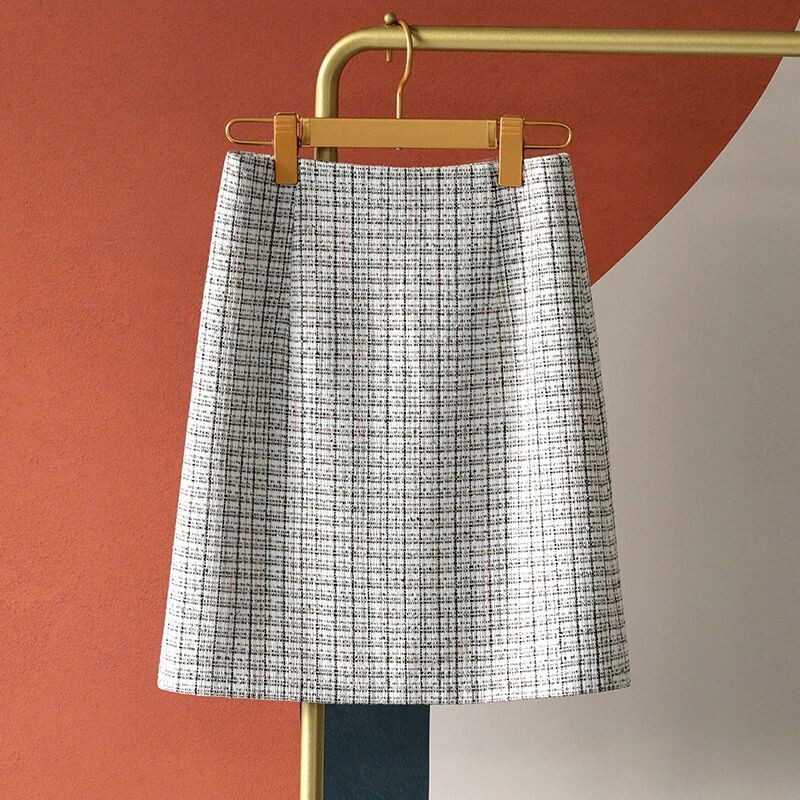2023 Žene Proljeće Jesen Nove suknje A-kroja visokog struka Ženski paket korejskih kariranih suknji Ženske ležerne mini suknje U328