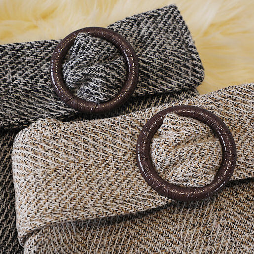 Vunena suknja s torbom za jesen i zimu Ženska korejska verzija Nova svestrana suknja s čipkastim prorezom visokog struka srednje dužine velike veličine