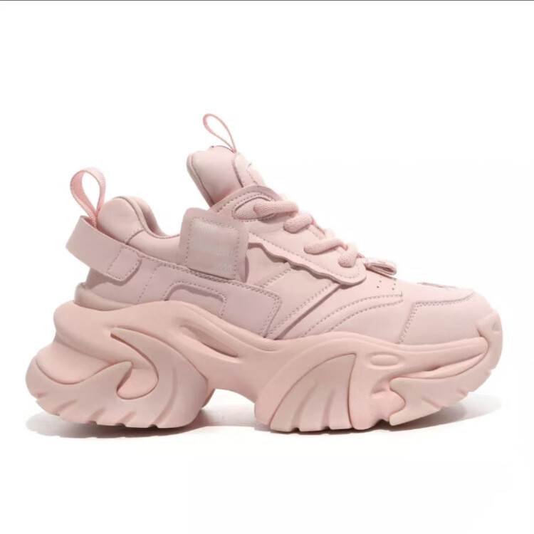 Nouă modă, versatilă, înălțime, 7 cm, talpă groasă, pantofi sport respirabili, clasici, la modă, prietenă, cumpărături, pantofi casual